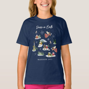 Angel Weltfrieden Christmas T-Shirt