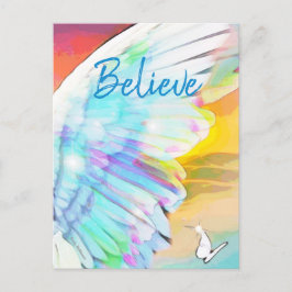 Angel Wing Butterfly Illustration Wasserfarben Kun Postkarte