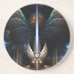 Angel Wing Schwert von Arkledious IMW Sstone Unter Getränkeuntersetzer