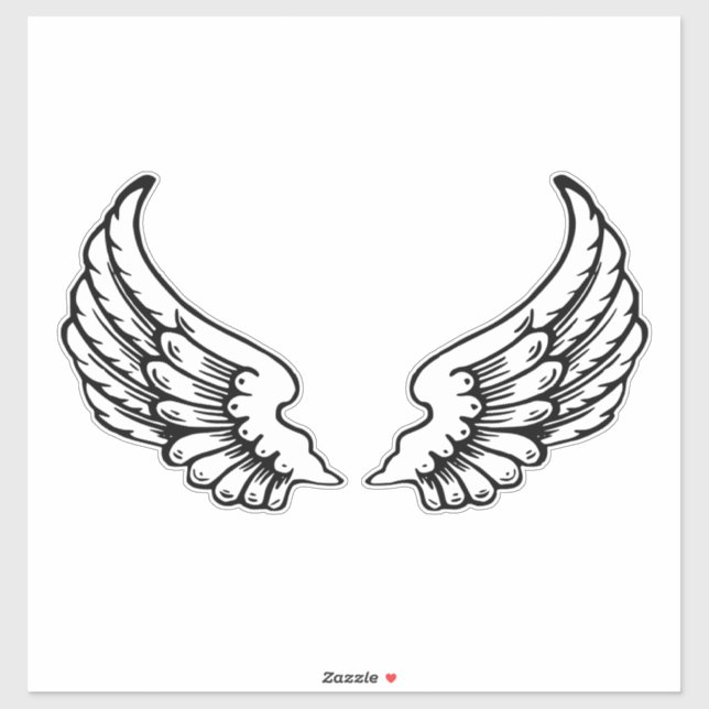 Angel Wing Sticker (Blatt)