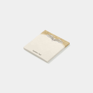 Angel Wings Beige Post-it Klebezettel