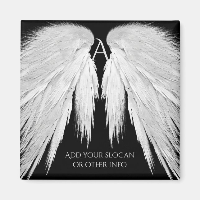 ANGEL WINGS Black Magnet (Vorne)