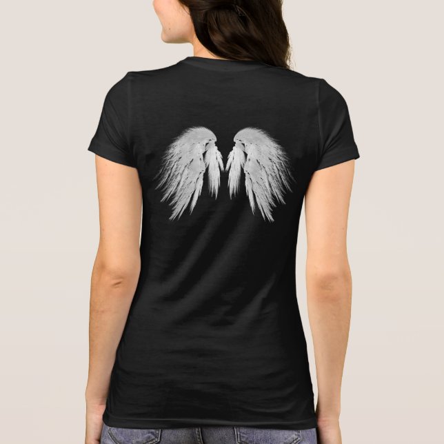 ANGEL WINGS Black T-Shirt (Rückseite)