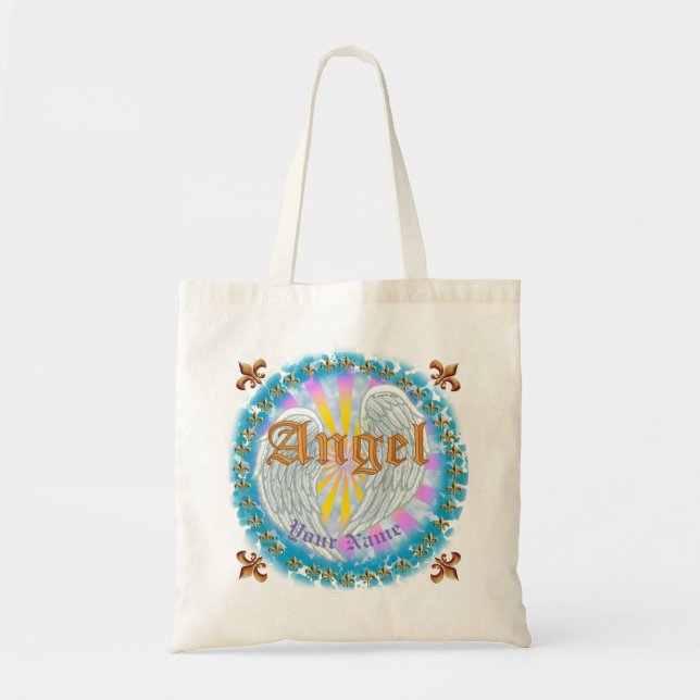 Angel Wings Budget Tote Bag Tragetasche (Vorne)