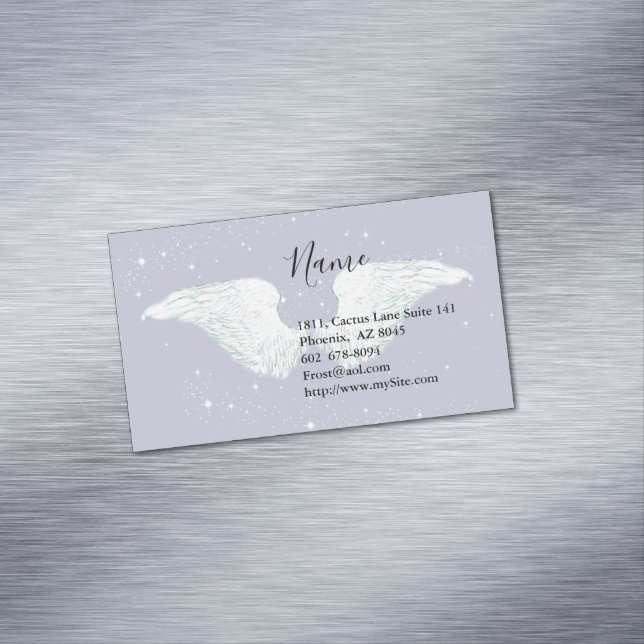 Angel Wings Business Card Magnetische Visitenkarte (Beispiel)