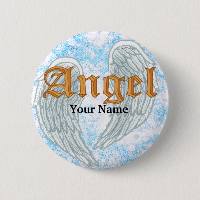Angel Wings Button (Vorderseite)