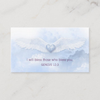 Angel Wings Christlich Business Card Visitenkarte