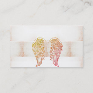 Angel Wings, Christlich, spirituell, Visitenkarten Visitenkarte