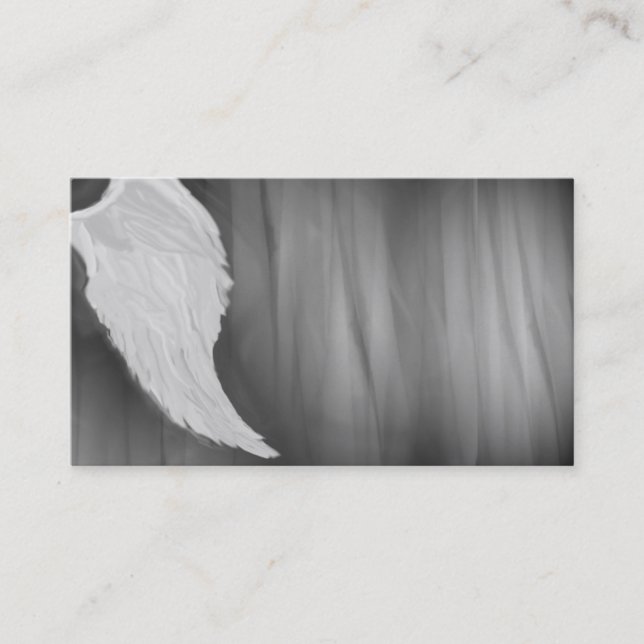 Angel Wings, Christlich, spirituell, Visitenkarten Visitenkarte (Vorderseite)