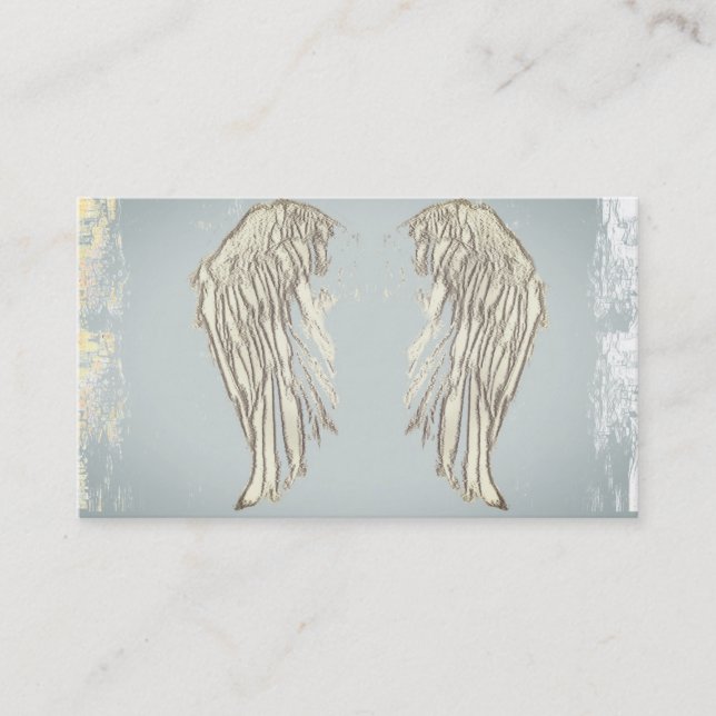 Angel Wings, Christlich, spirituell, Visitenkarten Visitenkarte (Vorderseite)
