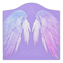 ANGEL WINGS Fairy Lila Individuelle Name Monogram