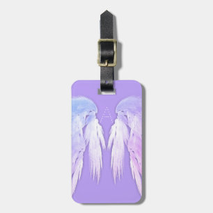 ANGEL WINGS Fairy Lila Monogram Gepäckanhänger