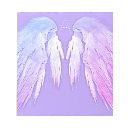 ANGEL WINGS Fairy Lila Monogram Notizblock