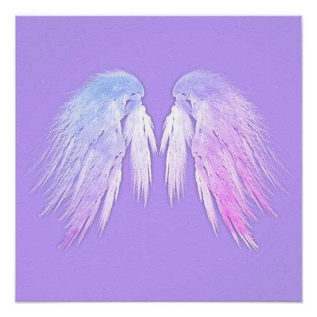 ANGEL WINGS Fairy Lila Poster (Vorderseite)
