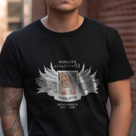 Angel Wings Foto Love Gedächtnisbeerdigung/Gedenkf T-Shirt