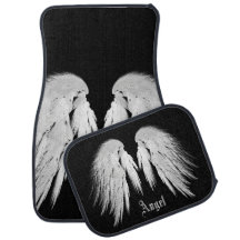 ANGEL WINGS Gray Touched Feathers Individuelle Nam