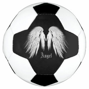 ANGEL WINGS Gray Touched Feathers Individuelle Nam Fußball