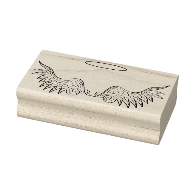 Angel Wings Gummistempel (Stempel)