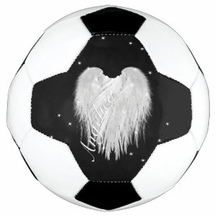 ANGEL WINGS Heart Black Starry Night Fußball