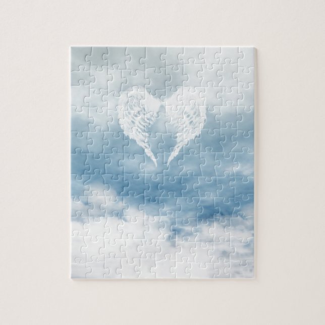 Angel Wings in Cloudy Blue Sky (Vertikal)