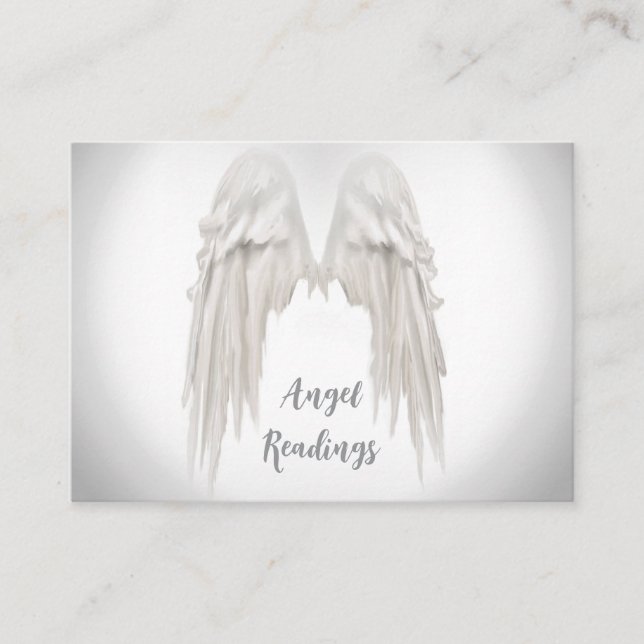 Angel Wings Light, Spiritual, Reiki, Visitenkarte (Vorderseite)