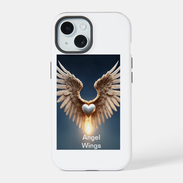 Angel Wings Phone Case iPhone 15 Hülle (Rückseite)