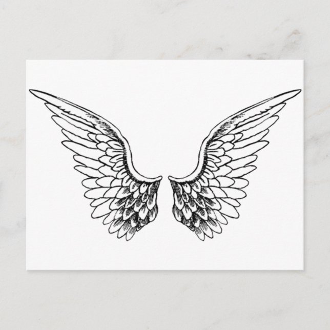 Angel Wings Postkarte (Vorderseite)