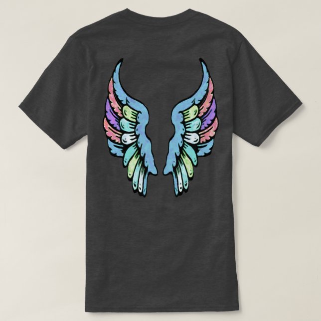 Angel Wings T-Shirt (Design Rückseite)