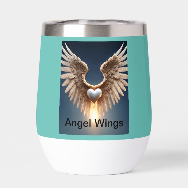 Angel Wings Water Flasche (Rückseite)