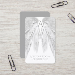 ANGEL WINGS White Light Gray Visitenkarte
