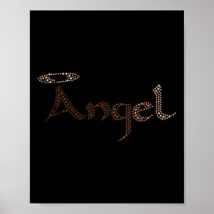 Angel Women Black History Monat Farbe Männer Afrik Poster