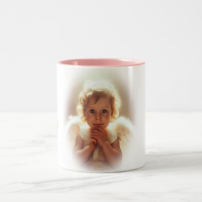 Angel Zweifarbige Tasse (Mittel)