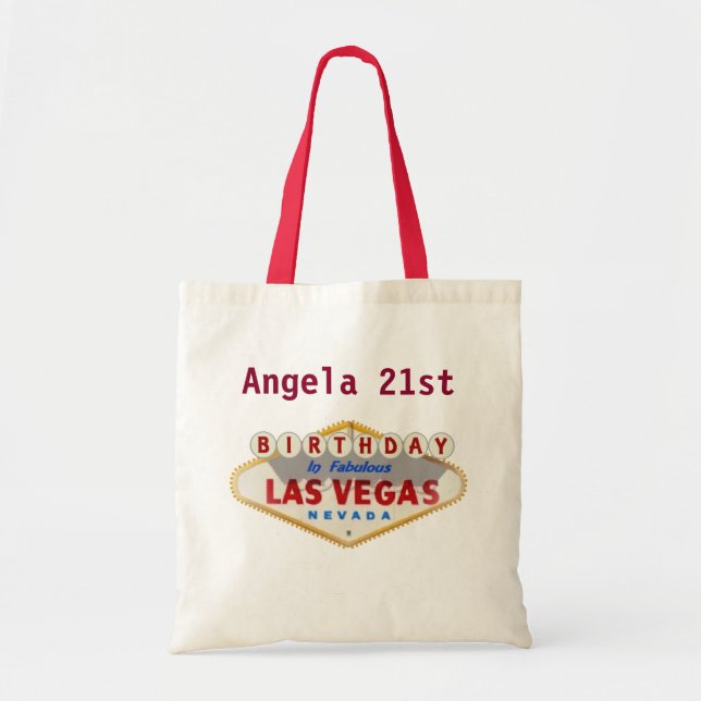 Angela 21e anniversaire Las Vegas Sac fourre-tout (Devant)