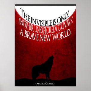Angela Carter Quote Minimalist Poster