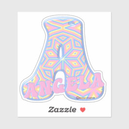 Angela Funky Names Aufkleber