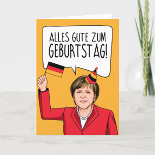 ANGELA MERKEL: Alles Gute zum Geburtstag Karte