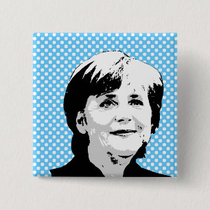 Angela Merkel Button