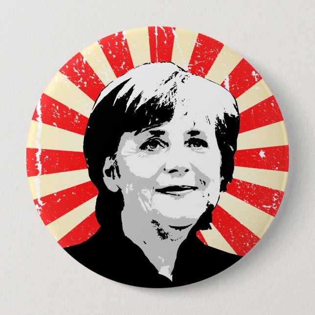 Angela Merkel Button (Vorderseite)