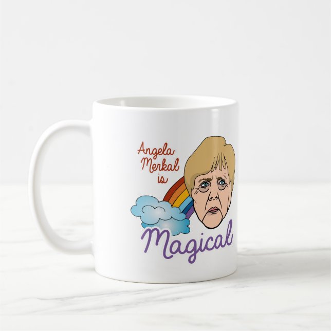 Angela Merkel ist magisch - - Kaffeetasse (Links)
