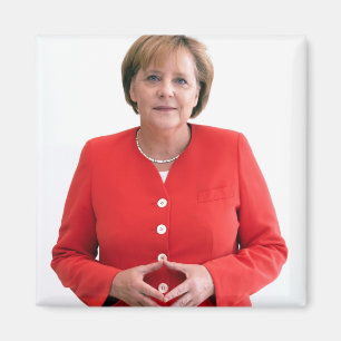 Angela Merkel Portrait Magnet