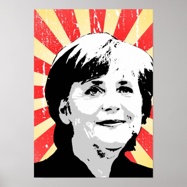 Angela Merkel Poster (Vorne)