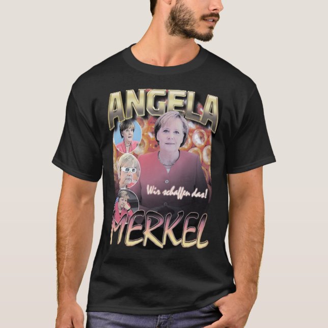 Angela Merkel Rap Bootleg Tee Classic T-Shirt (Devant)