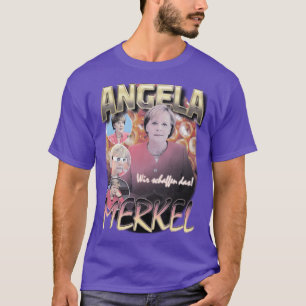 Angela Merkel Rap Bootlegee lustig T-Shirt