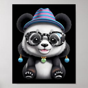 Angela Pandaminium Reggae Sticker Poster
