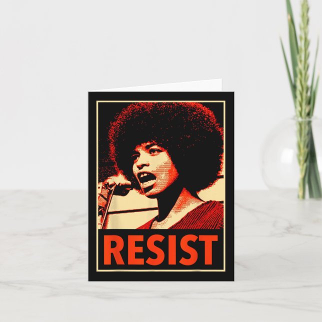 Angela - Resist - Davis Karte (Vorderseite)