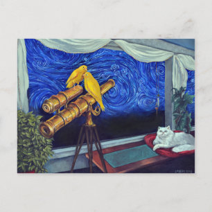 "AngelBelle et les Canaries" Carte postale de la p