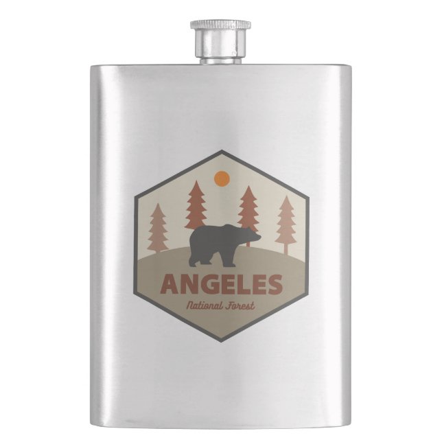 Angeles National Forest California Bear Flachmann (Vorderseite)