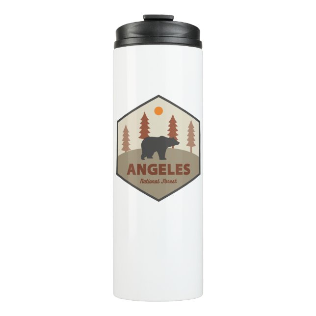 Angeles National Forest California Bear Thermosbecher (Vorderseite)