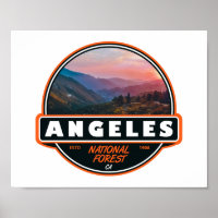 Angeles National Forest California Emblem