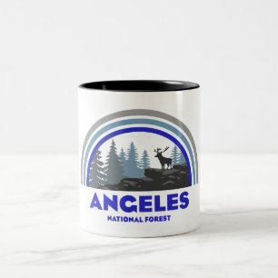 Angeles National Forest Regenbogenhirsch Zweifarbige Tasse